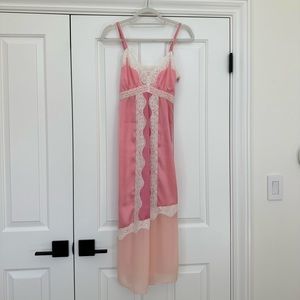 LoveShackFancy Pink Slip Dress